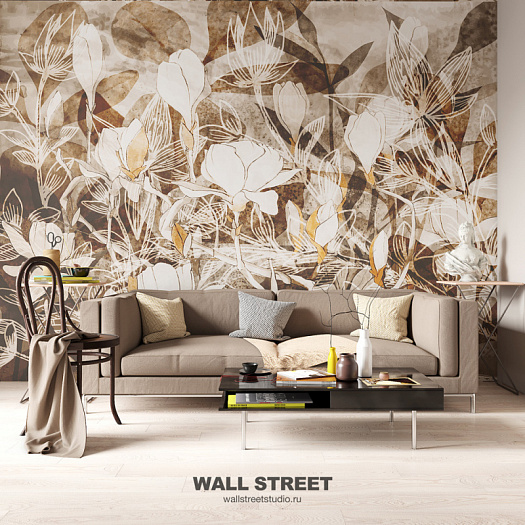 Фотообои в интерьере артикул 22244, Flo, Wall street Фотообои в интерьере артикул 22244, Flo, Wall street