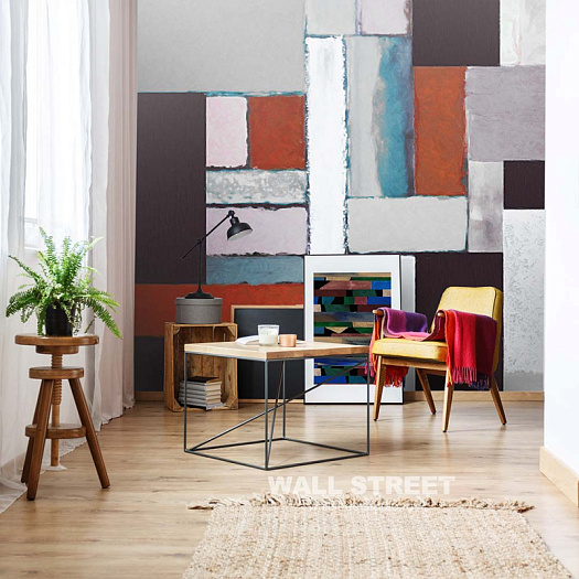 Фотообои в интерьере артикул Element 14, ELEMENT, Wall street